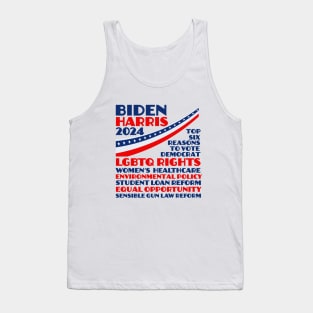 Biden Harris 2024 Election Platform Tank Top